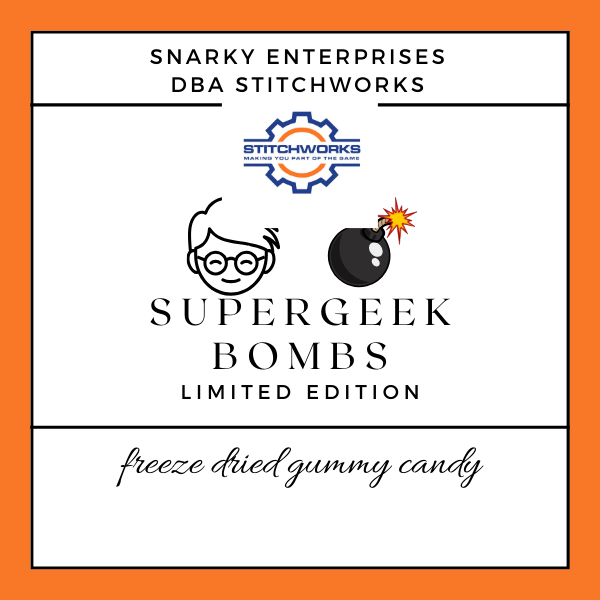 Supergeek Bombs Freeze Dried Gummy Candy